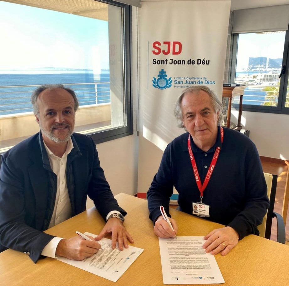 Agreement between the Barceló Foundation and the Sant Joan de Déu Hospital