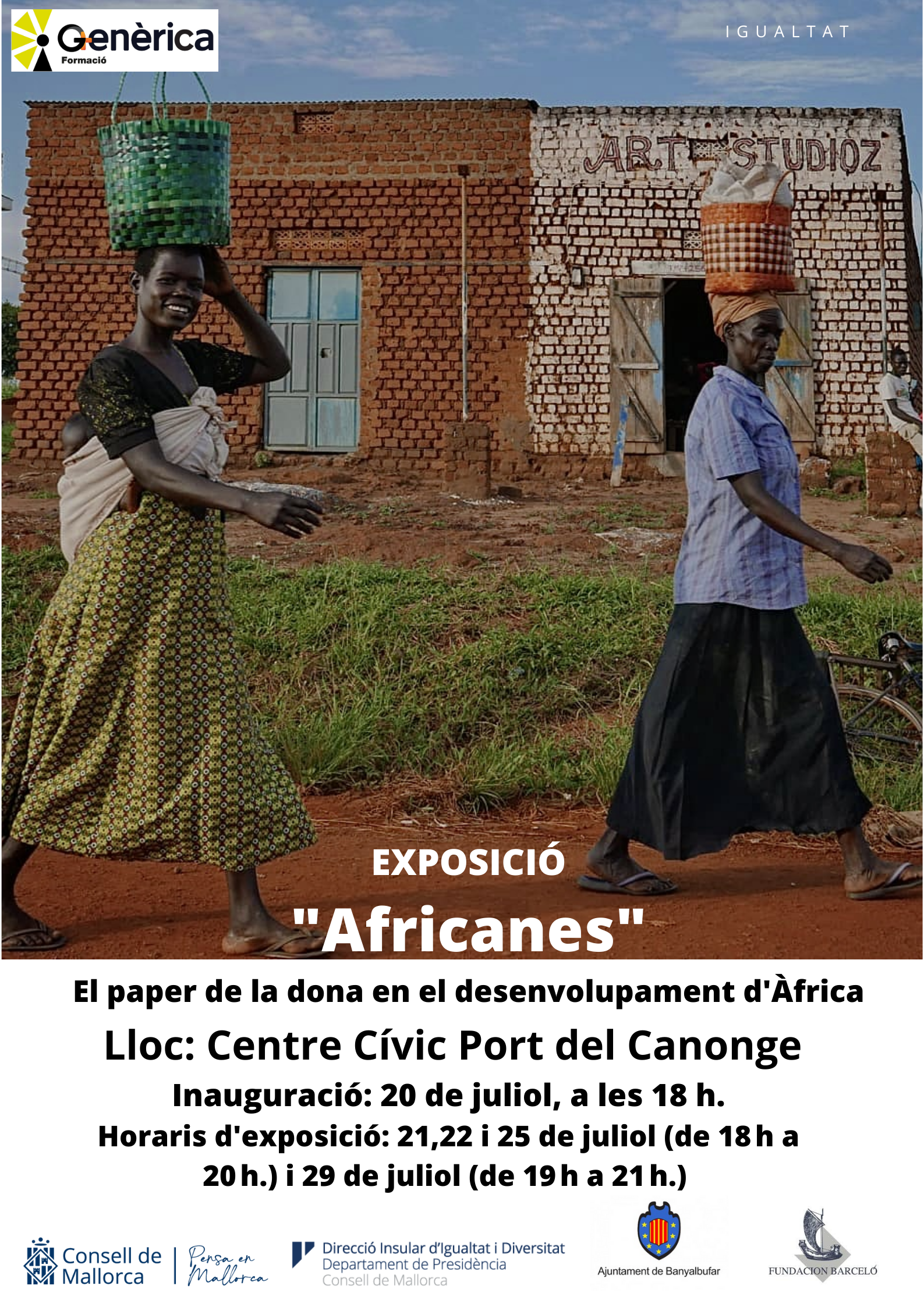 Exposición «Africanes» itinera al Port des Canonge