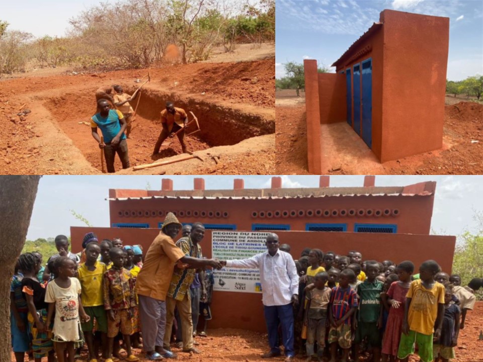 Saneamiento en las escuelas de Burkina Faso.